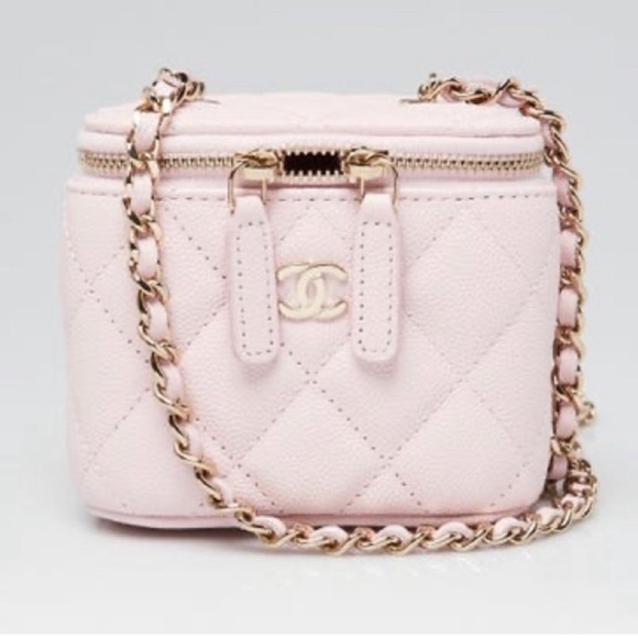 Fashion Light Pink Quilted Micro Bag - Picture 4 of 5